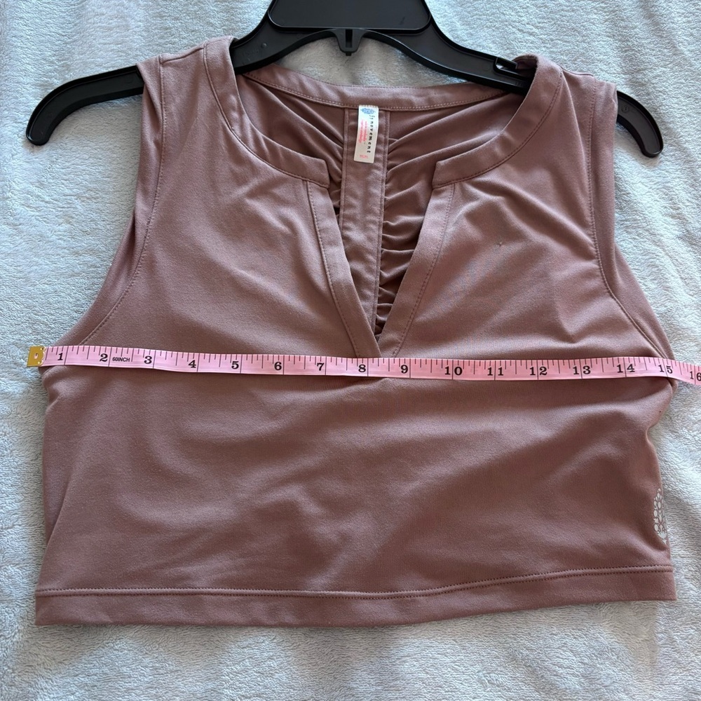 Free People Movement Women’s Brown Chic Sleeveless Tank & Leggings Co-Ord Set - Picture 10 of 16